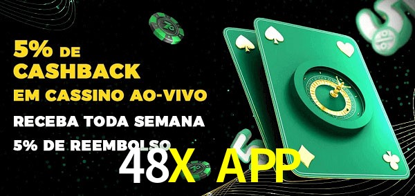 Promoções do cassino ao Vivo 48X APP